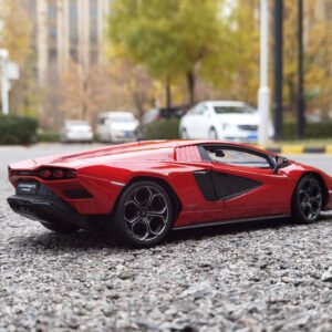 1/18 for Lamborghini Countach LPI800-4 Diecast Car Model Rosso Efesto Met.Red - 图片 5