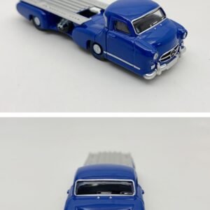 1:64 FOR Benz Blue Miracle Silver Sword Alloy Car Model