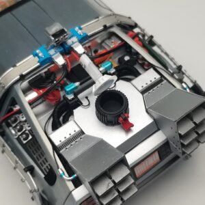 1/18 Hot Wheels Elite Back To The Future Time Machine Delorean Car Model BCJ97 - 图片 2