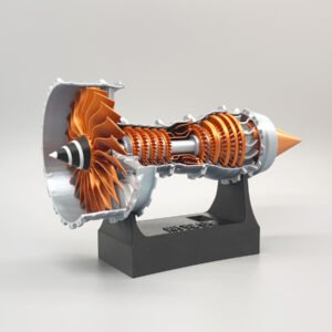 Aircraft Turbofan Engine Model Aircraft Jet Engines Can Accommodate Batteries