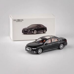 1:64 FOR Audi A8L Horch 2021 Model Car Diecast Vehicle Collection Kids Gift