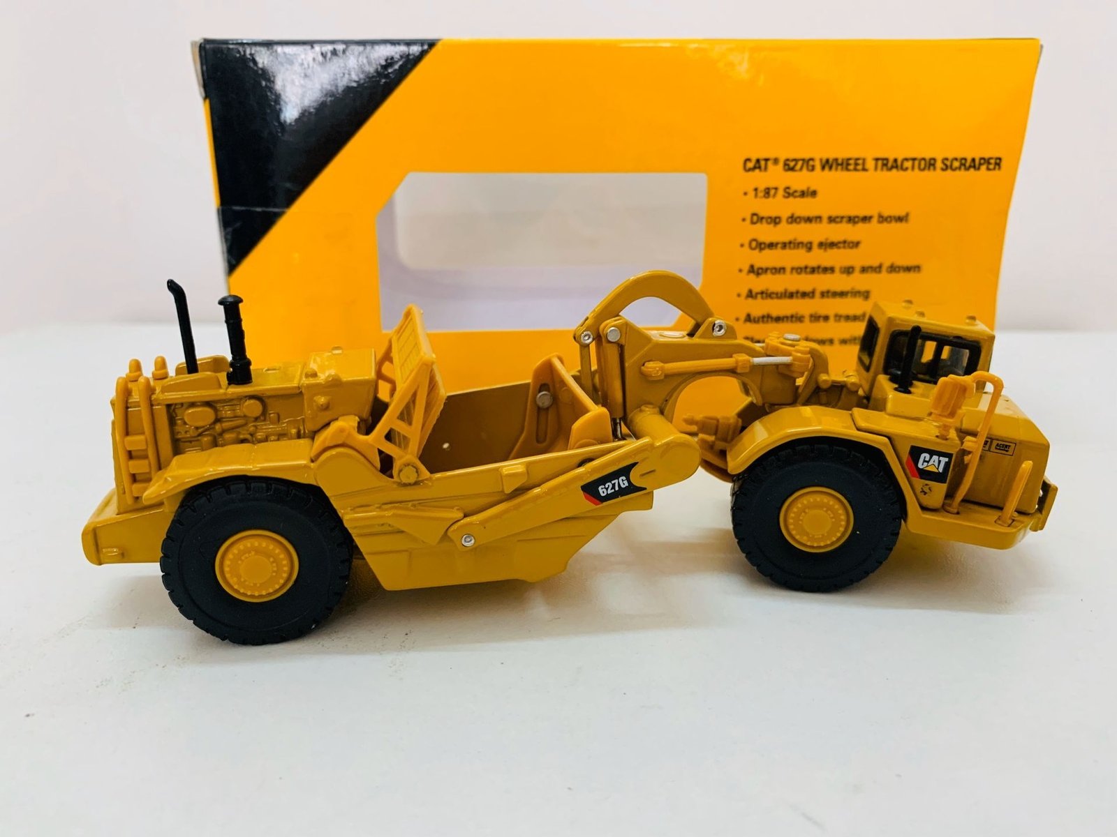 1/87 Norscot Caterpillar Cat 627G Wheel Tractor Scraper Die-Cast 55134 - 图片 1