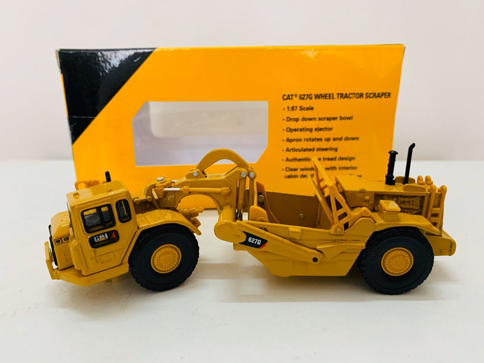 1/87 Norscot Caterpillar Cat 627G Wheel Tractor Scraper Die-Cast 55134 - 图片 4