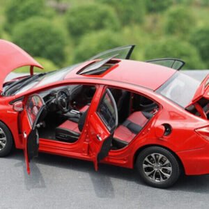 1/18 For Honda CIVIC Si 9 Diecast Metal Car Model Toys Gift Collection Red - 图片 5