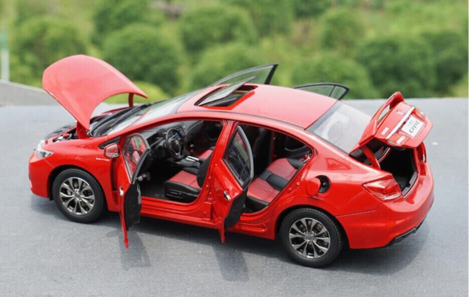 1/18 For Honda CIVIC Si 9 Diecast Metal Car Model Toys Gift Collection Red
