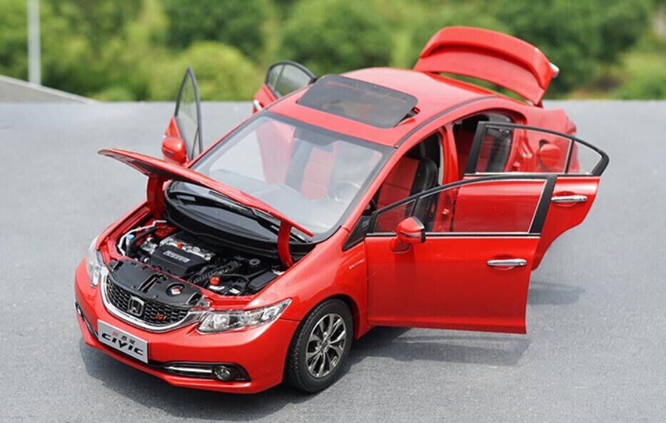 1/18 For Honda CIVIC Si 9 Diecast Metal Car Model Toys Gift Collection Red
