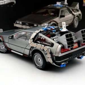 1/18 Back To The Future Time Machine Fly Diecast Car Model Gift - 图片 6