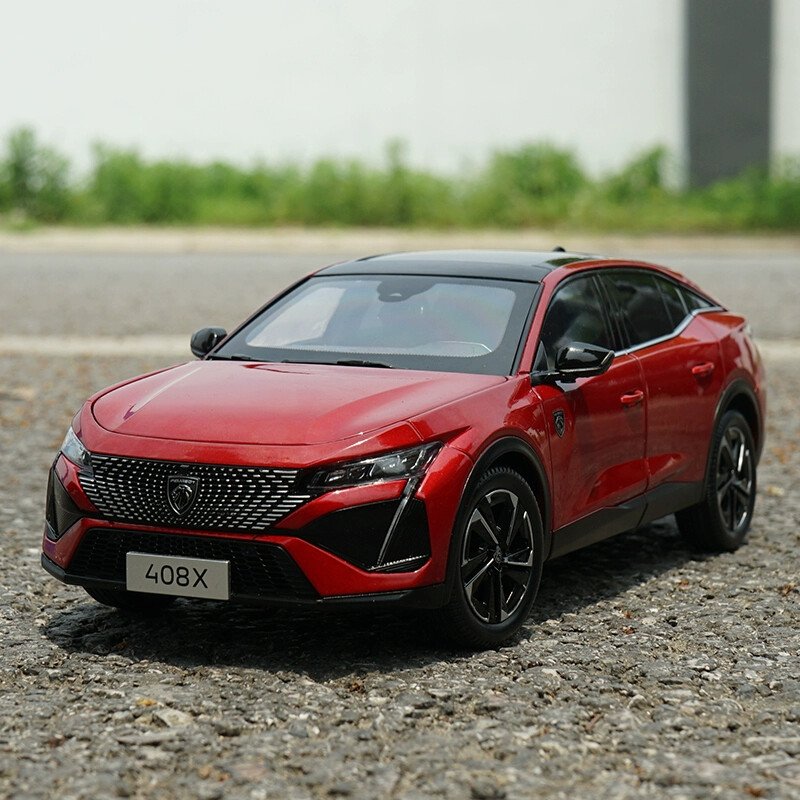 Red 1:18 Scale for Peugeot 408X Model Car Model Toys Gift