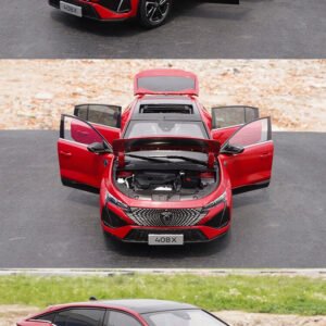 Red 1:18 Scale for Peugeot 408X Model Car Model Toys Gift - 图片 5