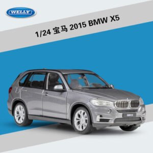 1:24 WELLY Diecast Cars Model BMW X5 2015 Black SUV Car Kid Vehicle Toys