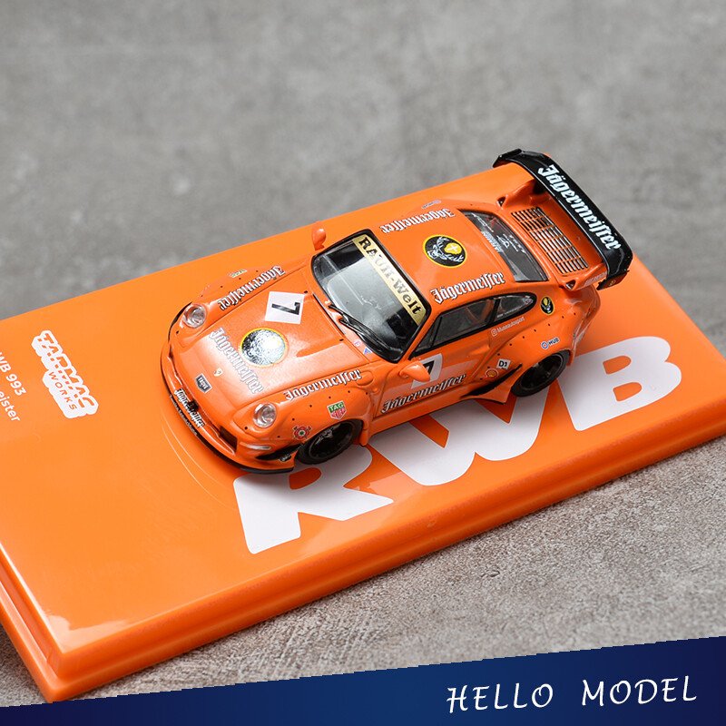 Tarmac Works TW 1:64 Porsche 993 Jagermeister #7 RAUH-Welt Begriff RWB Car Model