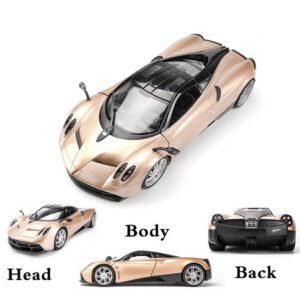 Pagani Huayra Gold SuperSports Car Model 1/24 Scale Alloy Metal Collection Welly