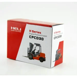1:25 Heli H2000 CPCD30 Fuel Forklift Battery Stacker Alloy Engineering Vehicle Model Souvenir Ornaments Display - 图片 2