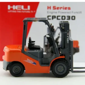 1:25 Heli H2000 CPCD30 Fuel Forklift Battery Stacker Alloy Engineering Vehicle Model Souvenir Ornaments Display - 图片 5