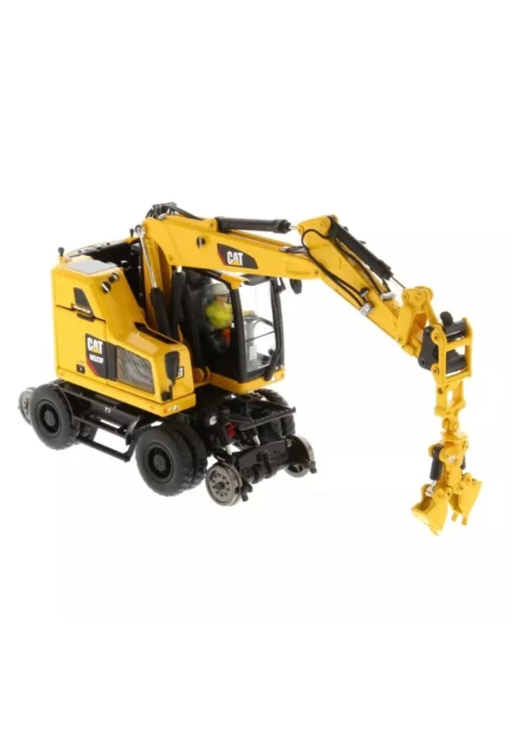 DM 1:50 CAT M323F Alloy Model for Caterpillar Multifunctional Railway Wheel Excavator 85661 - 图片 4