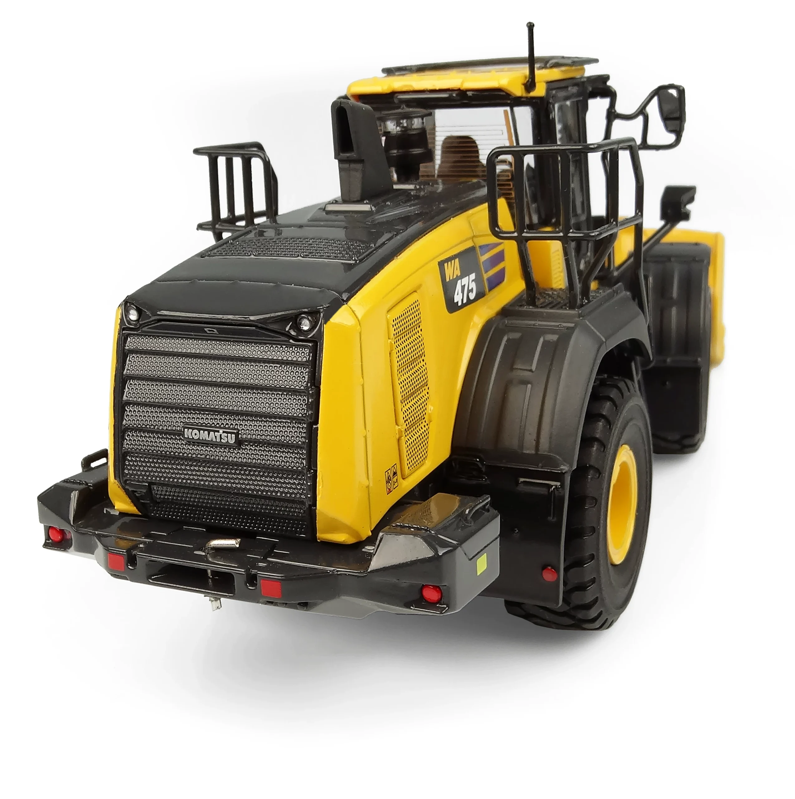 UH 1:50 Komatsu WA475-10 Small pine wheel loader engineering vehicle alloy forklift model 8146 - 图片 4