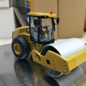 DM 1:50 CAT CS11 GC Caterpillar vibrating earth tamper roller alloy engineering vehicle model 85589 - 图片 2