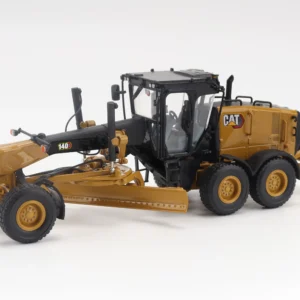 DM 1:50 CAT 140 Caterpillar self-propelled grader alloy construction truck forklift model 85794 - 图片 4