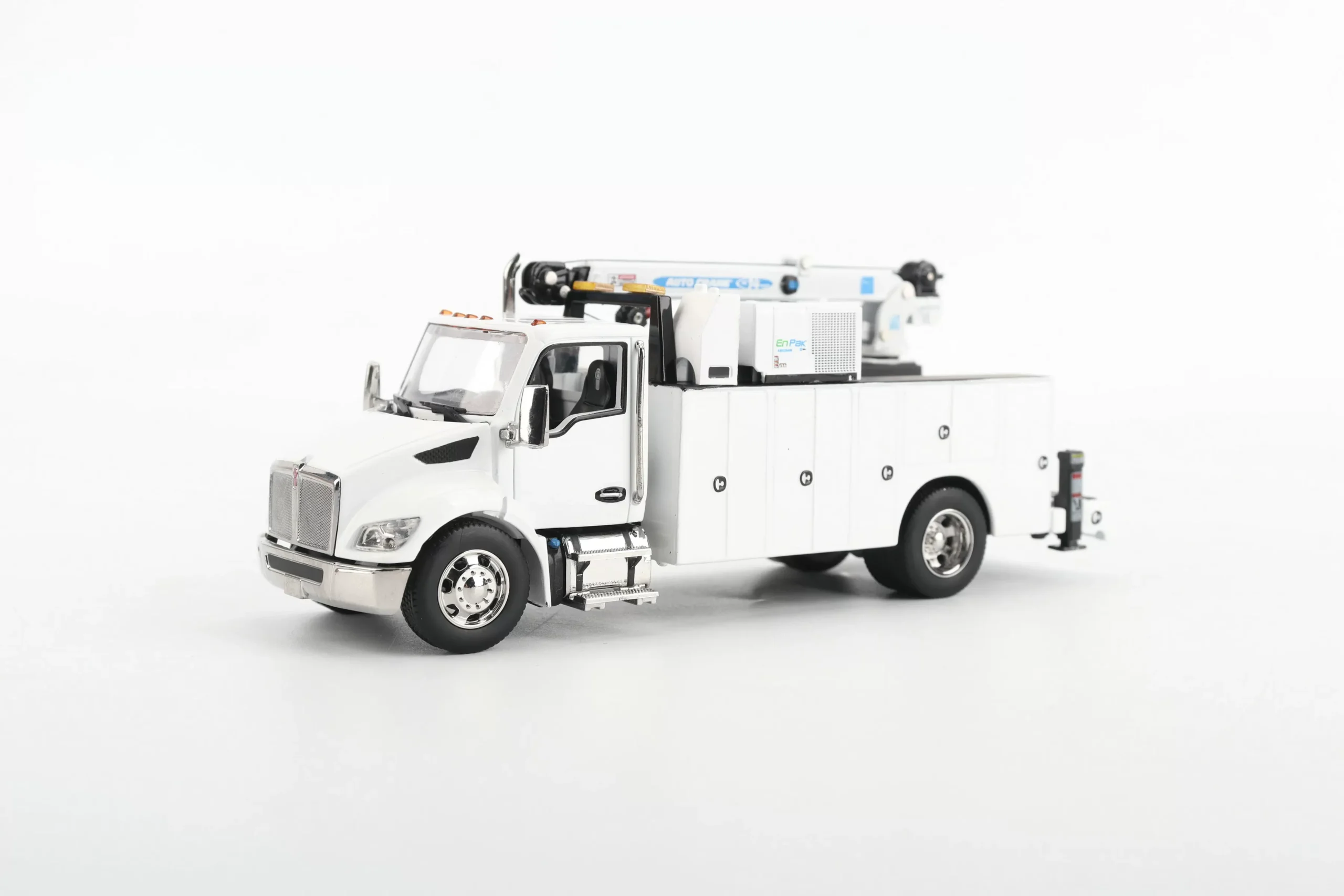 DM 1:50 Kenworth T380 Auto-Crane Kenworth Crane Engineering Vehicle Model 71212 - 图片 4