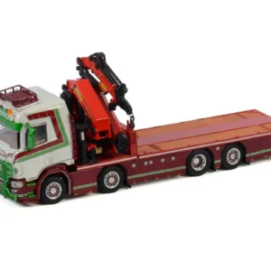 WSI 1??50SCANIA R CR20N 8X2 Scania truck with crane trailer model 01-2957