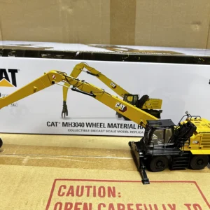 DM 1:50 CAT MH3040 Caterpillar Raw Material Handler Alloy Engineering Vehicle Grab Bucket Model 85958 - 图片 2