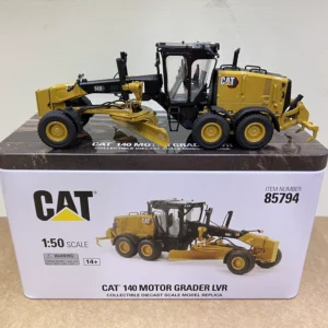 DM 1:50 CAT 140 Caterpillar self-propelled grader alloy construction truck forklift model 85794