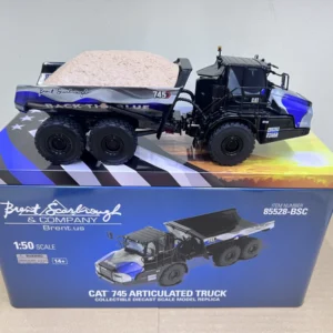 DM 1:50 CAT 745 Brent Caterpillar Articulated Dump Truck Alloy Model 85528BSC