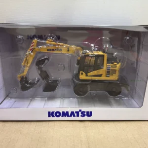 UH 8162 1:50 Komatsu PW148-11 Small pine wheel type multi-function excavator loader model - 图片 1