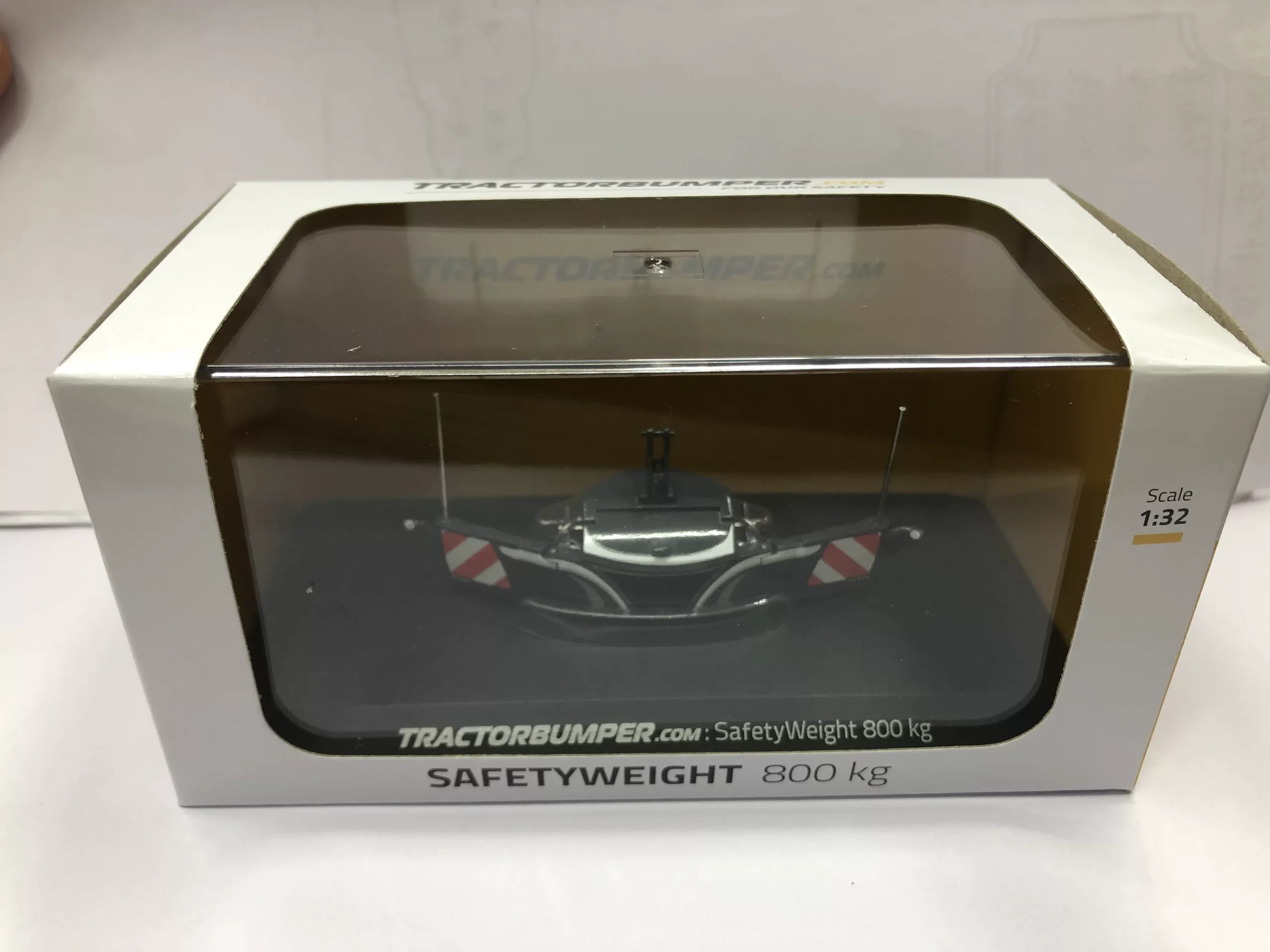 UH 1:32 SAFETYWEIGHT 800kg Front Tractor Bumper Weight Grey Alloy Model 5348 - 图片 2