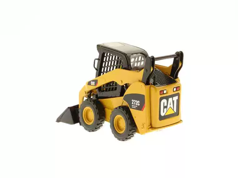 DM 1:32 CAT 272C Caterpillar Skid Steer Loader Alloy Forklift Engineer Vehicle Model 85167