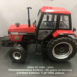 UH 1:32 CASE IH 1494-2WD Case Tractor Alloy Agricultural Vehicle Model 50 Anniversary 6261