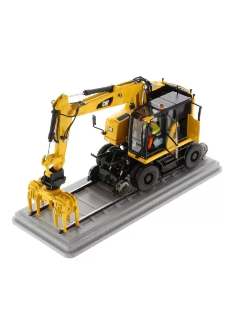DM 1:50 CAT M323F Alloy Model for Caterpillar Multifunctional Railway Wheel Excavator 85661 - 图片 3