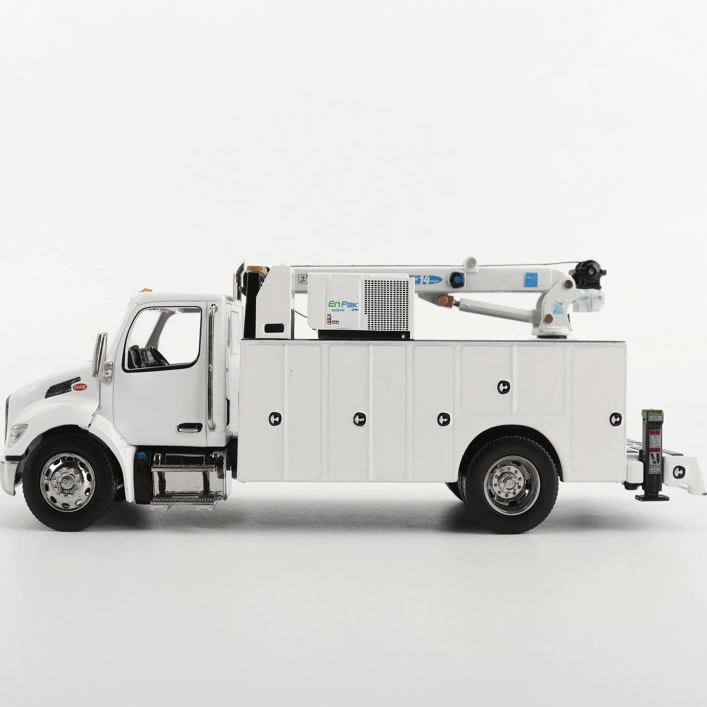 DM 1:50 Peterbilt 536 Peterbilt Crane Truck Crane Engineering Vehicle Model 71214 - 图片 2