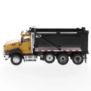 DM 1:50 Cat CT660 Day Cab Automatic Loading and Unloading Truck Yellow Alloy Dump Truck Model 85668 - 图片 2