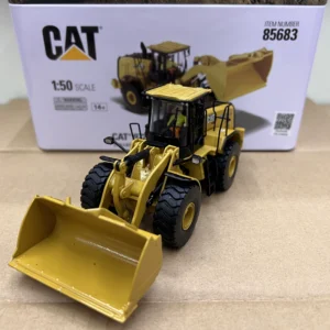 DM 1:50 CAT 972 XE Caterpillar Wheel Loader Alloy Construction Truck Forklift Model 85683 - 图片 2