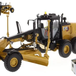 DM 1:50 CAT 150 Caterpillar self-propelled grader alloy construction vehicle bulldozer model 85667