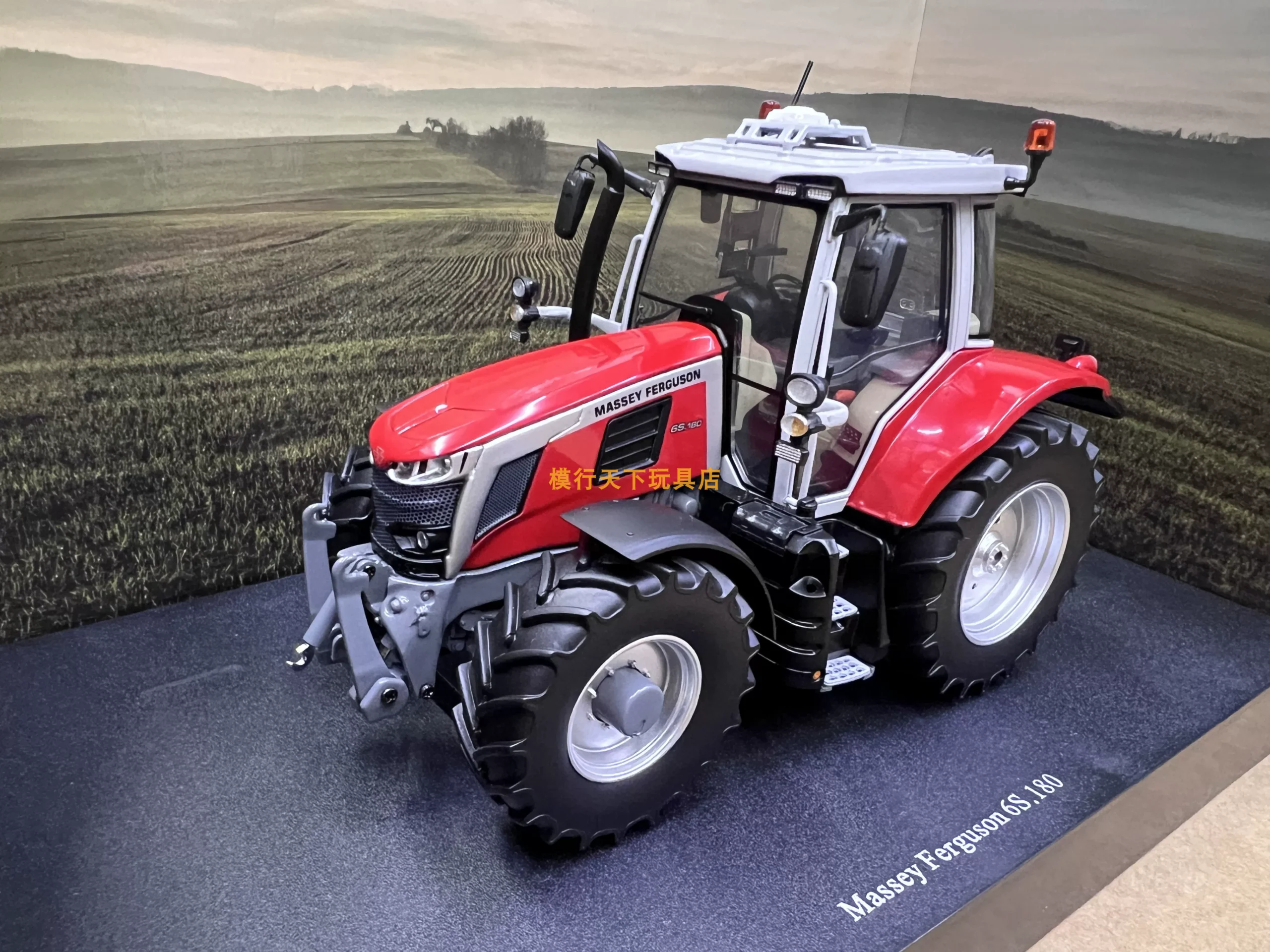 UH6459 1:32MASSEY FERGUSON 6S.180RED Massey Ferguson Tractor Alloy Model - 图片 3