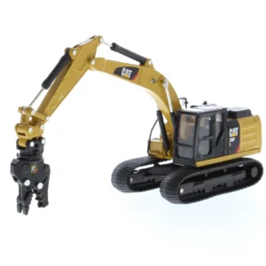 DM 1:64 CAT 320F L Caterpillar Excavator Broken Shear Clamp Engineering Vehicle Model 85636 - 图片 4