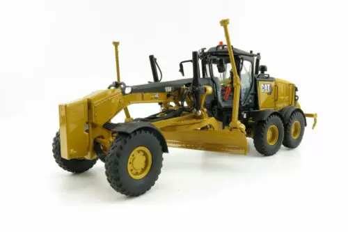 DM 1:50 CAT 150 Caterpillar self-propelled grader alloy construction vehicle bulldozer model 85667