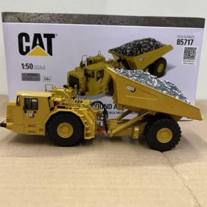 DM 1:50 CAT AD45 Caterpillar Underground Articulated Truck Alloy Engineering Vehicle Model 85717