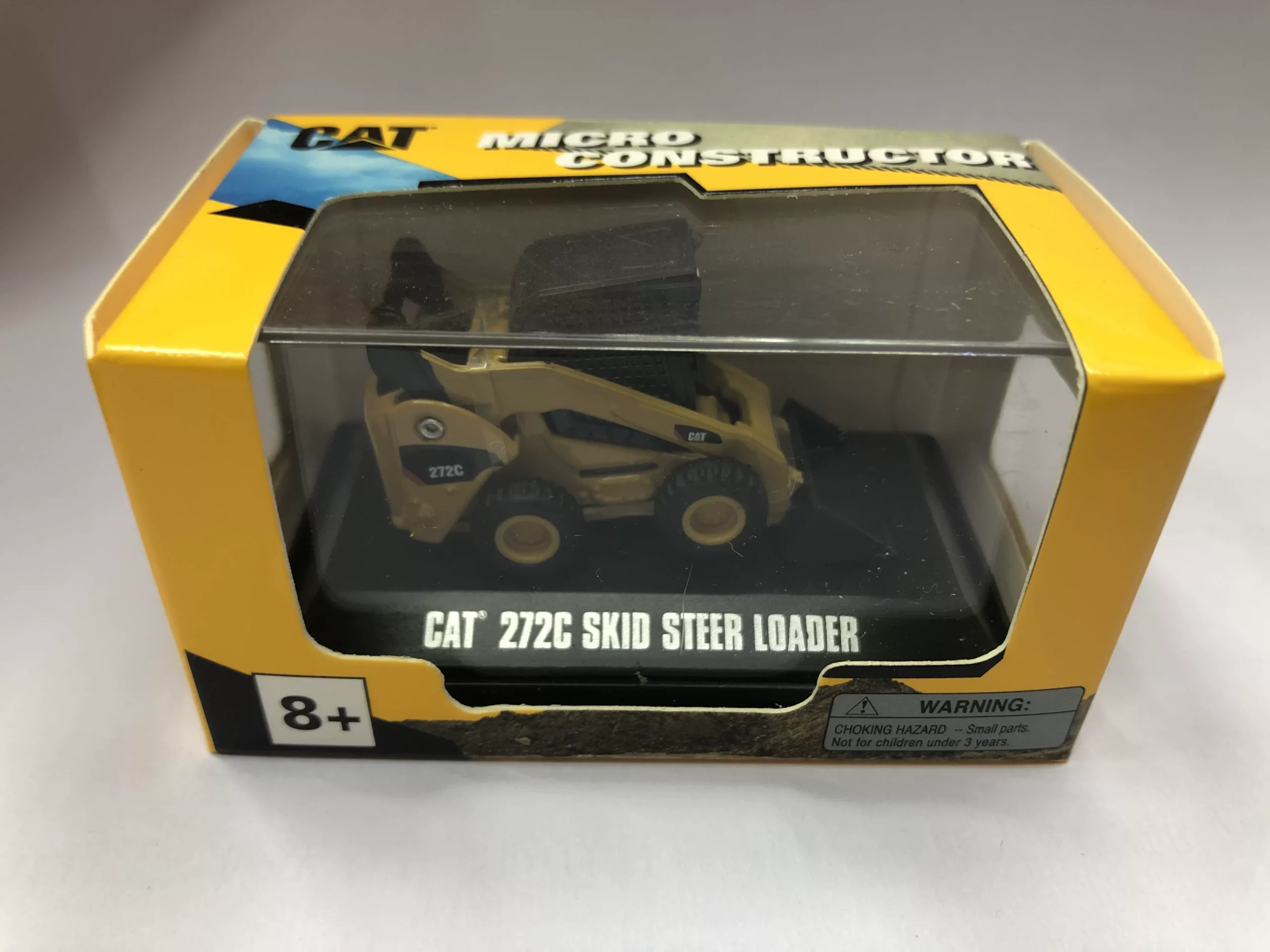 DM 1:100 CAT 272C Caterpillar Loader Forklift Alloy Engineering Vehicle Model 85974DB - 图片 1