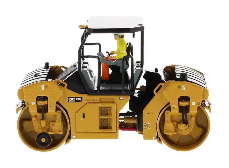 DM 1??50 CAT CB-13 Road Roller Pavement Compactor Alloy Engineering Model Toy Model 85594