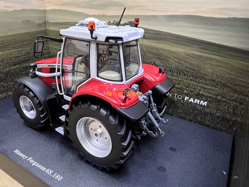 UH6459 1:32MASSEY FERGUSON 6S.180RED Massey Ferguson Tractor Alloy Model