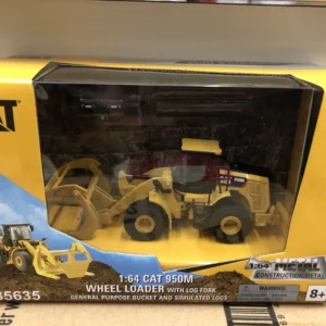 DM 1:64 CAT 950M Caterpillar Wheel Loader Forklift Clamping Forklift Model 85635