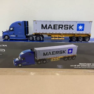 DM 1:50 FREIGHTLINER CASCADIA Truck Tractor Maersk Container Truck Model 71048