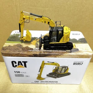DM 1:50 CAT 315 EXCAVATOR Caterpillar Excavator Alloy Engineering Vehicle Model 85957BK