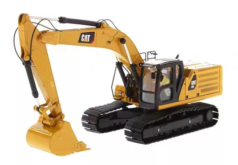 DM 1:50 CAT 336 Intelligent Excavator Model Engineering Vehicle Model Alloy Toy Model 85586