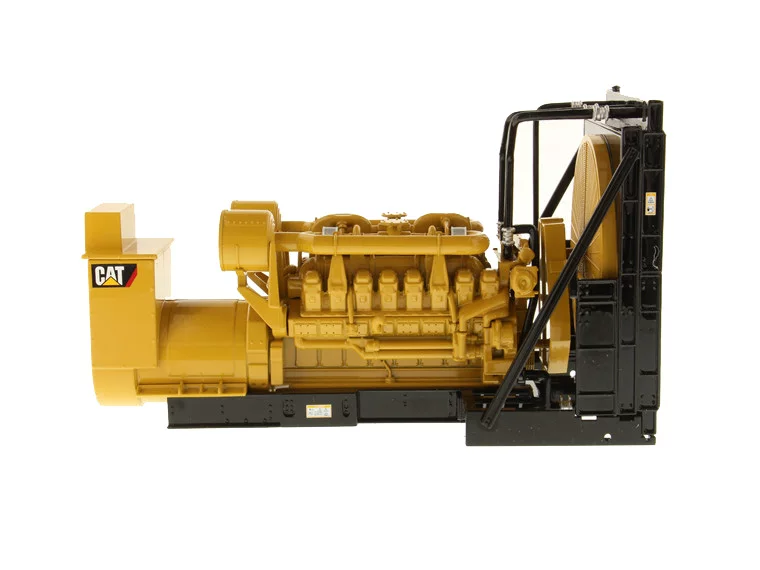 DM 1:25 CAT 3516B Caterpillar Engine Generator Alloy Engineering Vehicle Engine Model 85100