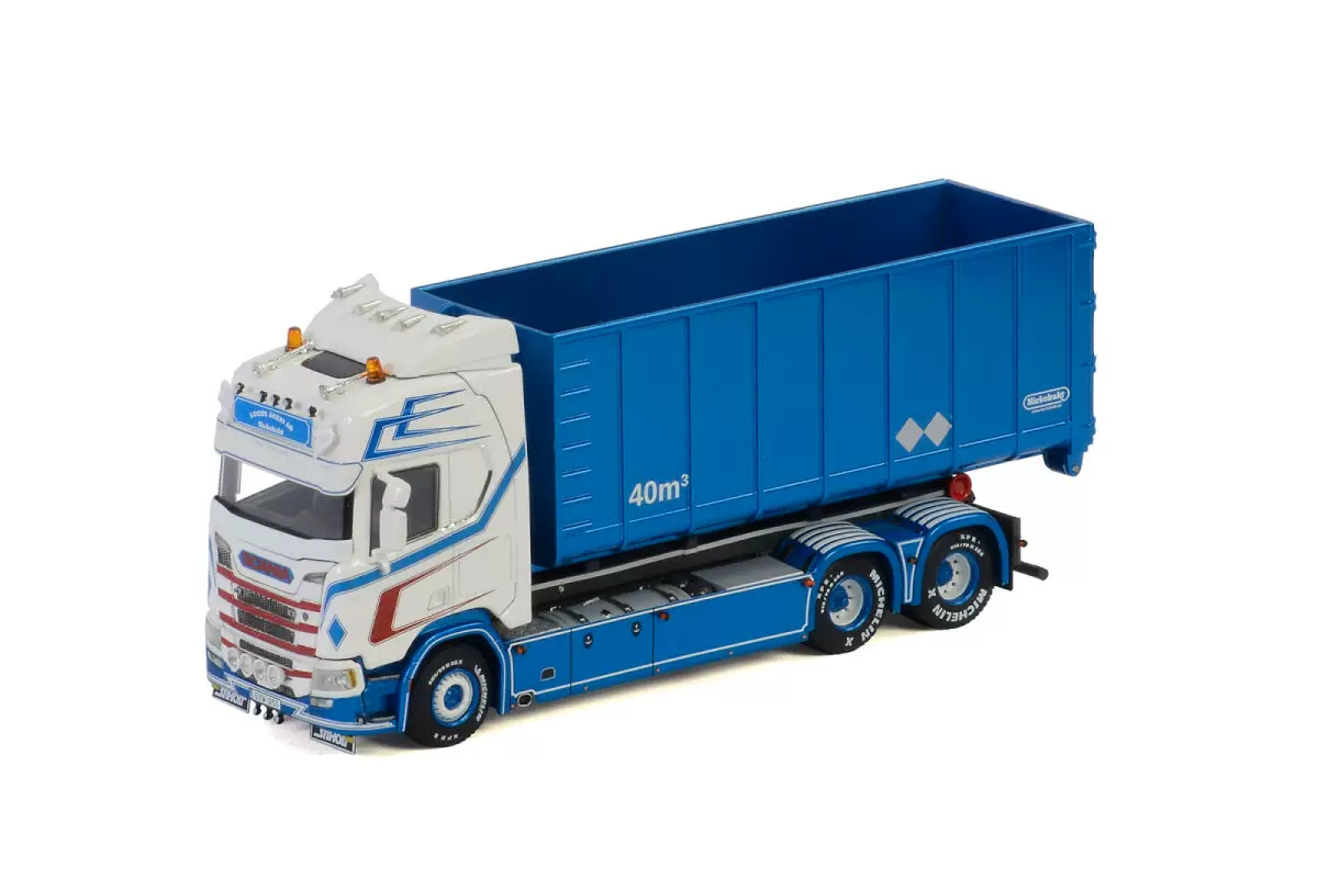 WSI 1??50SCANIA R CR20H 6X2 Scania truck mud head car alloy model 01-2914 - 图片 1