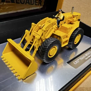 DM 1:50 CAT 966A Caterpillar Wheel Loader Alloy Forklift Construction Vehicle Model 85579 - 图片 3